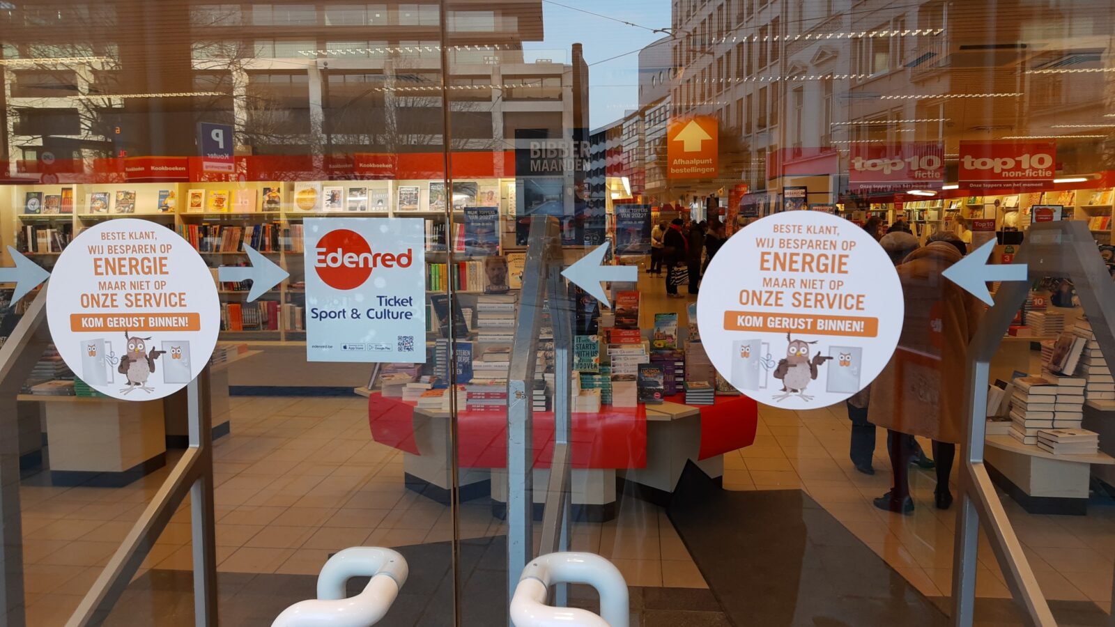 Besparen op energie maar niet op service
