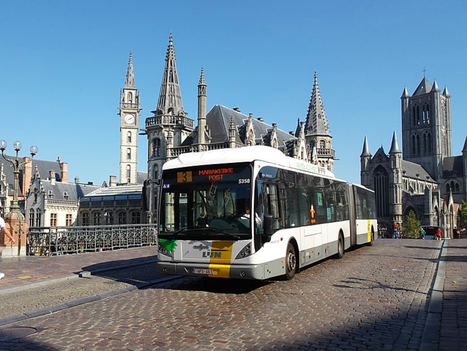 Foto bus gent centrum
