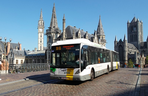 Foto bus gent centrum